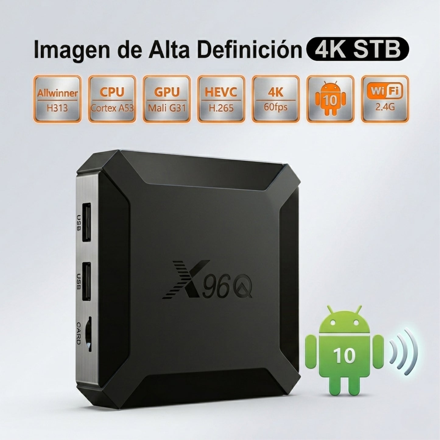 Android X96Q TV Box 4K Ultra HD